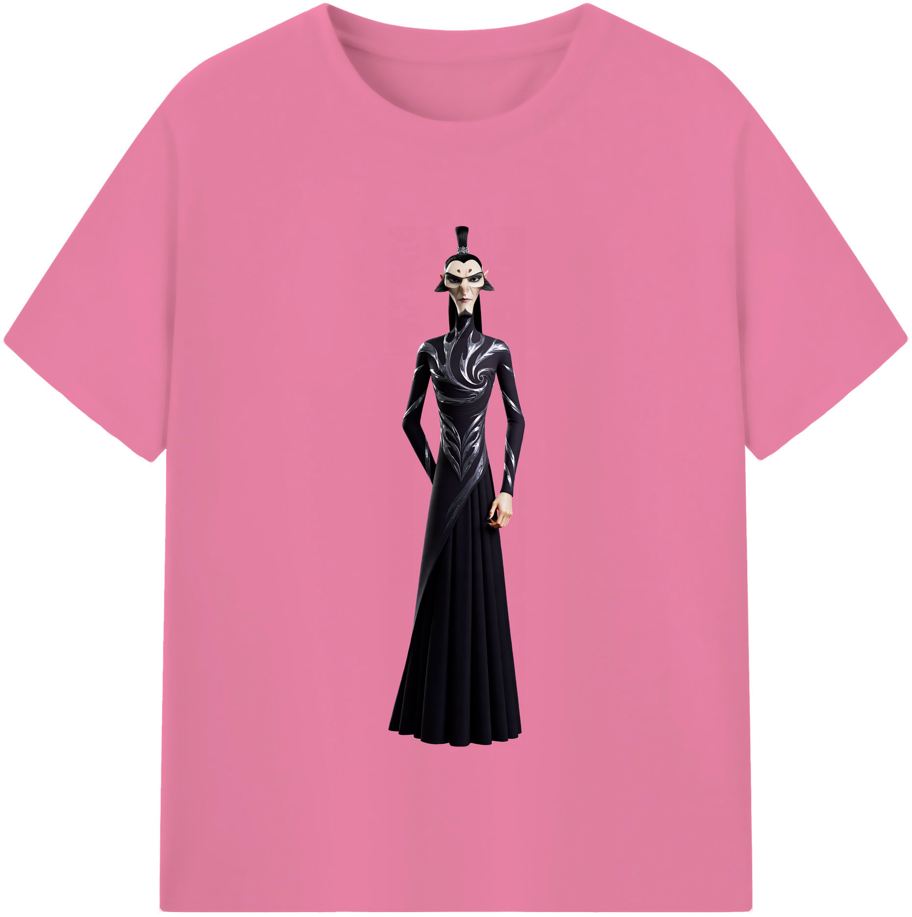 （画像用） Ne Zha 2 ナタ 魔童の大暴れ 綿100％半袖Tシャツ（フロントプリント）